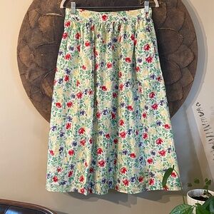 Cambridge Spirit Vintage Floral Skirt